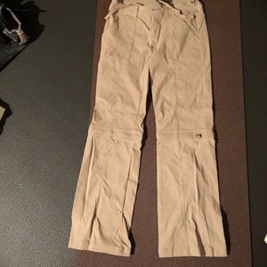 prAna convertible pant, size 4